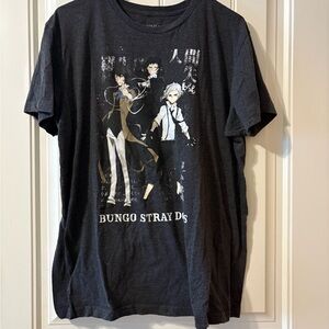 Bungo Stray Dogs Graphic Dark Gray T-Shirt